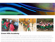 Tablet Screenshot of greenhillsacademy.rw